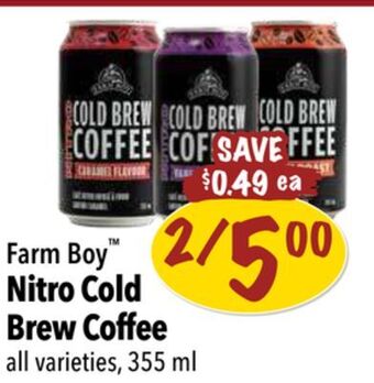 Farm Boy Farm boy nitro cold brew coffee offer
