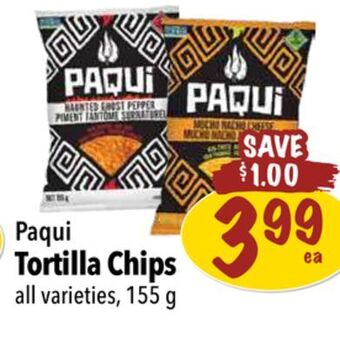 Farm Boy Paqui tortilla chips offer