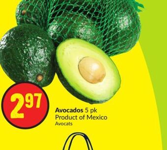 FreshCo Avocados 5 pk product of mexico offer