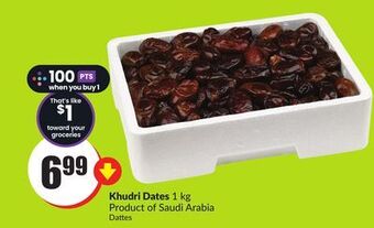 FreshCo Khudri dates 1 kg offer