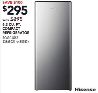 RONA Hisense 6.3 cu. ft. compact refrigerator offer