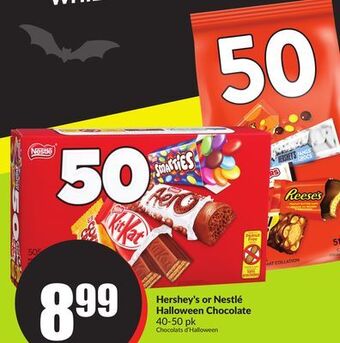 FreshCo Hershey's or nestlé halloween chocolate 40-50 pk offer