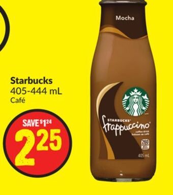 FreshCo Starbucks 405-444 ml offer