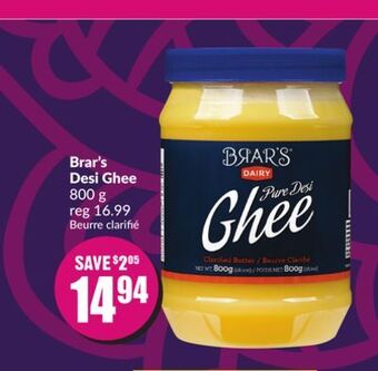 FreshCo Brar's desi ghee 800 g offer