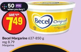 FreshCo Becel margarine 637-850 g offer