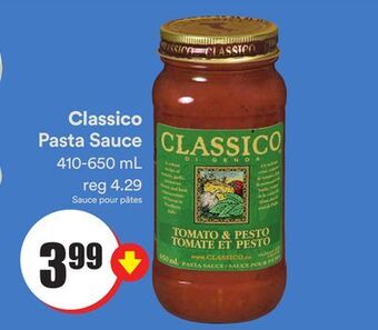 FreshCo Classico pasta sauce 410-650 ml offer