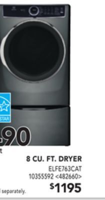 RONA Electrolux 8 cu. ft. dryer offer