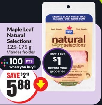 FreshCo Maple leaf natural selections 125-175 g offer