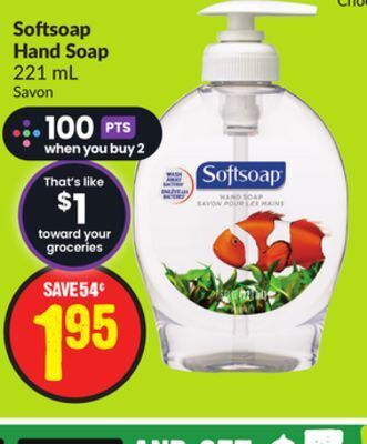 FreshCo Softsoap hand soap 221 ml offer
