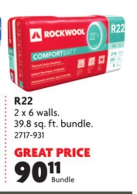 Home Hardware R22 comfortbatt wood stud insulation offer