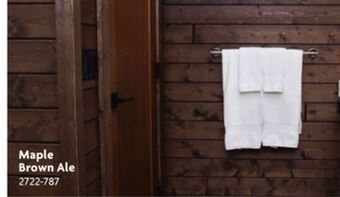 Home Hardware Pine wall panels - maple brown ale offer