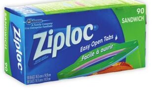 Giant Tiger Ziploc sandwich bags offer