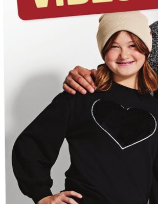 Giant Tiger Girls fleece embellished top offer