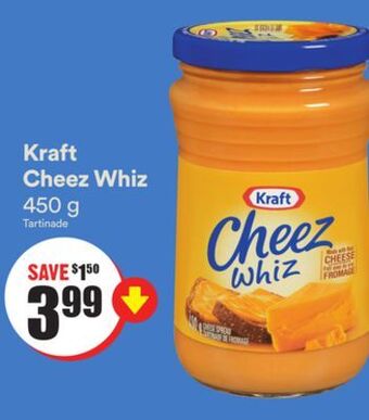 Chalo FreshCo Kraft cheez whiz 450 g offer