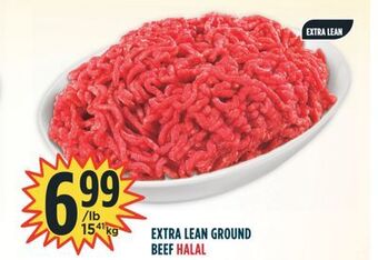 Marché Adonis Extra lean ground beef halal offer