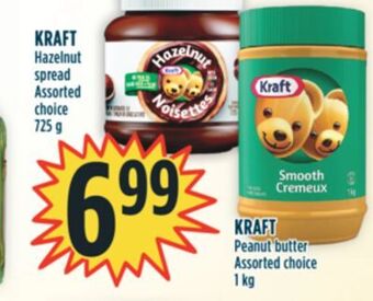 Marché Adonis Kraft hazelnut spread offer