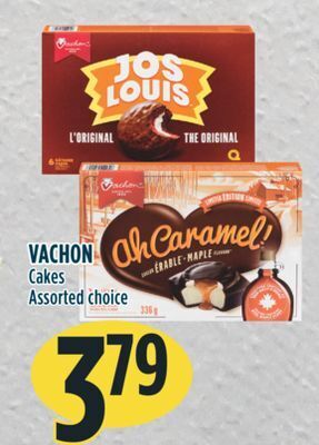 Marché Adonis Vachon cakes offer