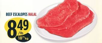 Marché Adonis Beef escalopes offer