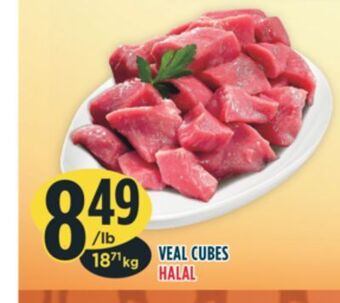 Marché Adonis Veal cubes halal offer