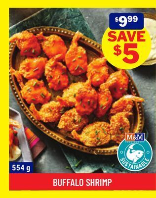 M & M Food Market Buffalo shrimp offer