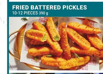M & M Food Market Fried battered pickles offer