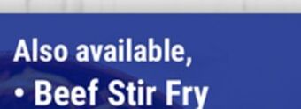 M & M Food Market Beef stir fry offer