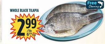 Marché Adonis Whole black tilapia offer