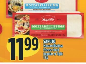Marché Adonis Saputo mozzarellissima cheese block offer