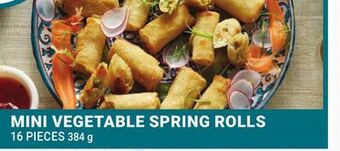 M & M Food Market Mini vegetable spring rolls offer