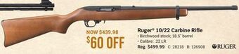 Bass Pro Ruger 10/22 carbine rifle offer