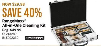 Bass Pro Rangemaxx all-in-one cleaning kit offer
