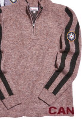 Walmart Ladies' canadiana x rcgs 1/4 zip sweater offer