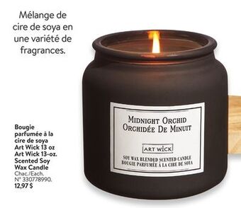 Walmart Art wick 13-oz. scented soy wax candle offer