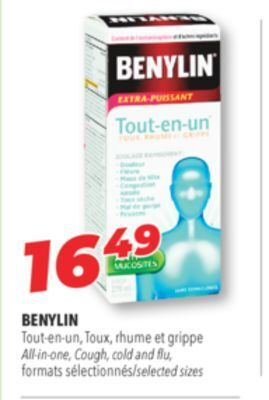 Familiprix Benylin all-in-one, cough, cold and flu offer