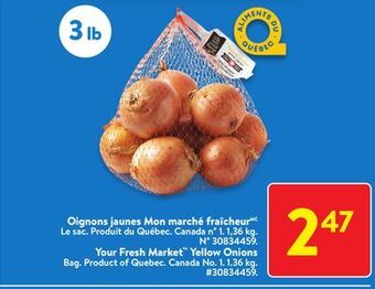 Walmart Your fresh market yellow onions offer