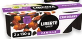 Walmart Liberté méditerranée greek 4 x100 g or 2 x130 g offer