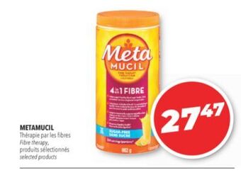 Familiprix Metamucil fibre therapy, selected products offer