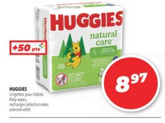 Familiprix Huggies baby wipes, selected refills offer