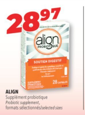 Familiprix Align probiotic supplement offer