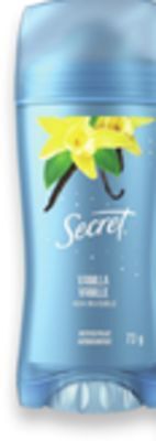 Walmart Secret antiperspirant offer