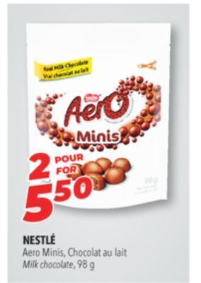 Familiprix Nestlé milk chocolate offer