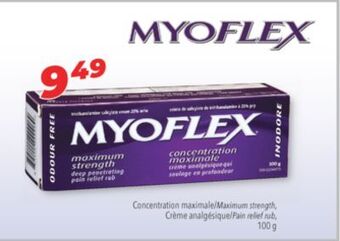 Familiprix Myoflex maximum strength, crème pain relief rub offer