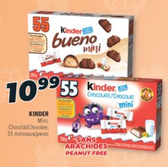 Familiprix Kinder mini, chocolate offer