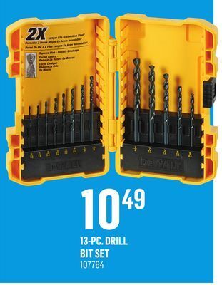 Canac 13-pc. drill bit set offer