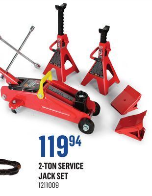 Canac 2‑ton service jack set offer