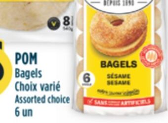 Marché Adonis Pom bagels offer