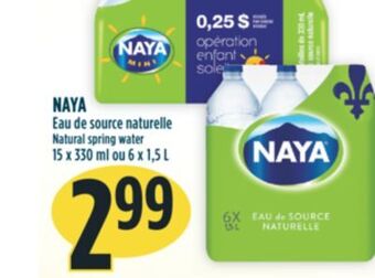 Marché Adonis Naya eau de source naturelle offer