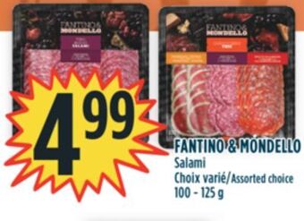 Marché Adonis Fantino & mondello salami offer