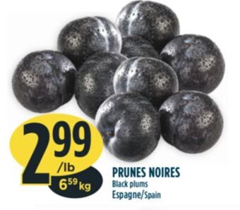 Marché Adonis Prunes noires offer