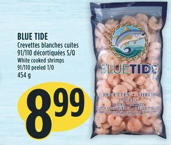 Marché Adonis Blue tide crevettes blanches cuites 91/110 décortiquées s/q offer